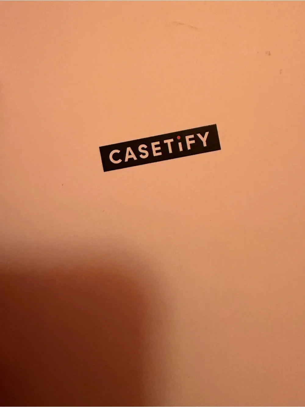 Casetify Pink Peach Minimalist Phone Case